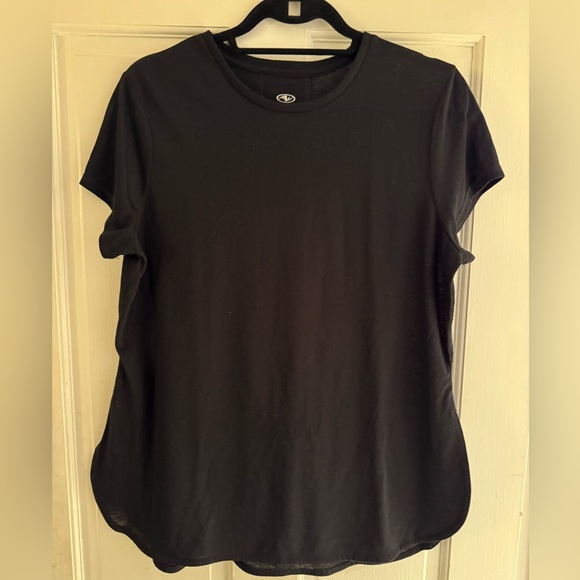 Athletic Works Women's Black T-Shirt Large - Picture 1 of 4